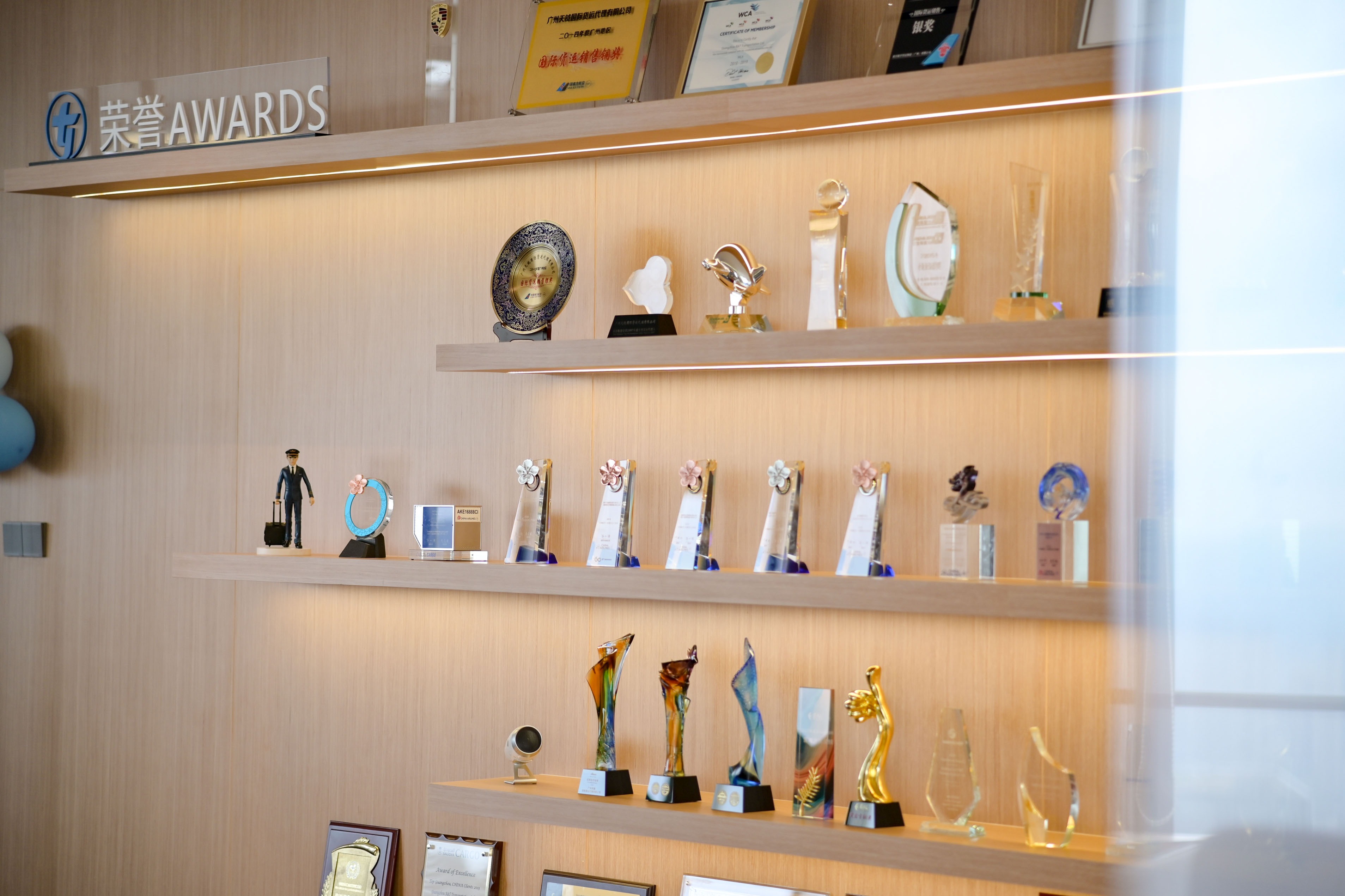 Awards display detail